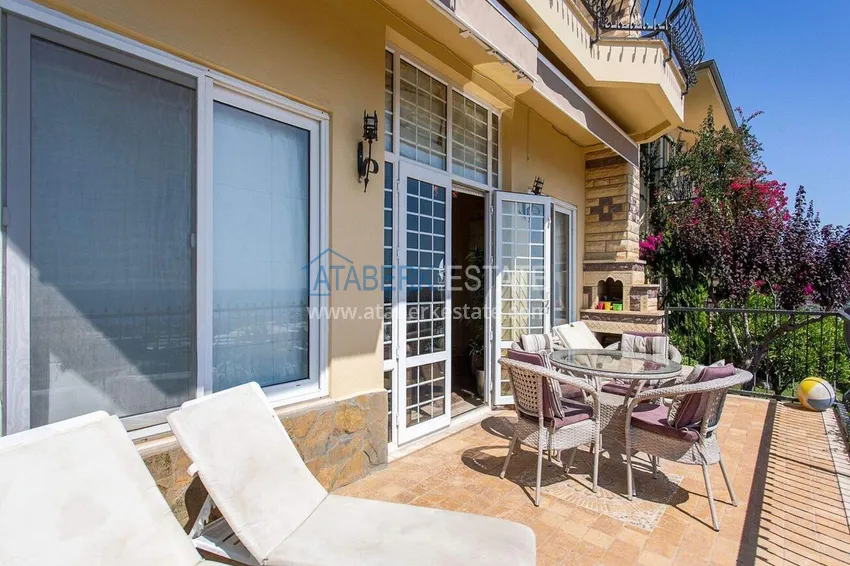 Purchase 4+1 villa on the territory of a hotel complex in Mahmutlar — furniture, garden, panoramic view 14