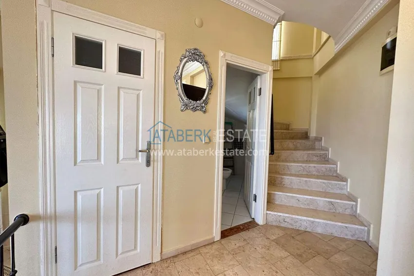 Purchase 4+1 villa on the territory of a hotel complex in Mahmutlar — furniture, garden, panoramic view 15