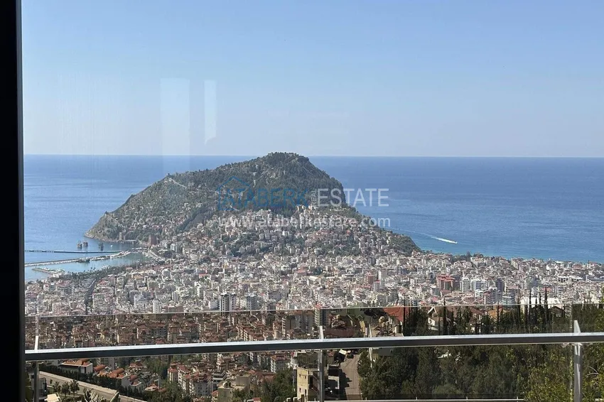 Purchase Luxury 4+1 villa in Alanya, Bektash Mountain District - furniture, swimming pool, panoramic view 27