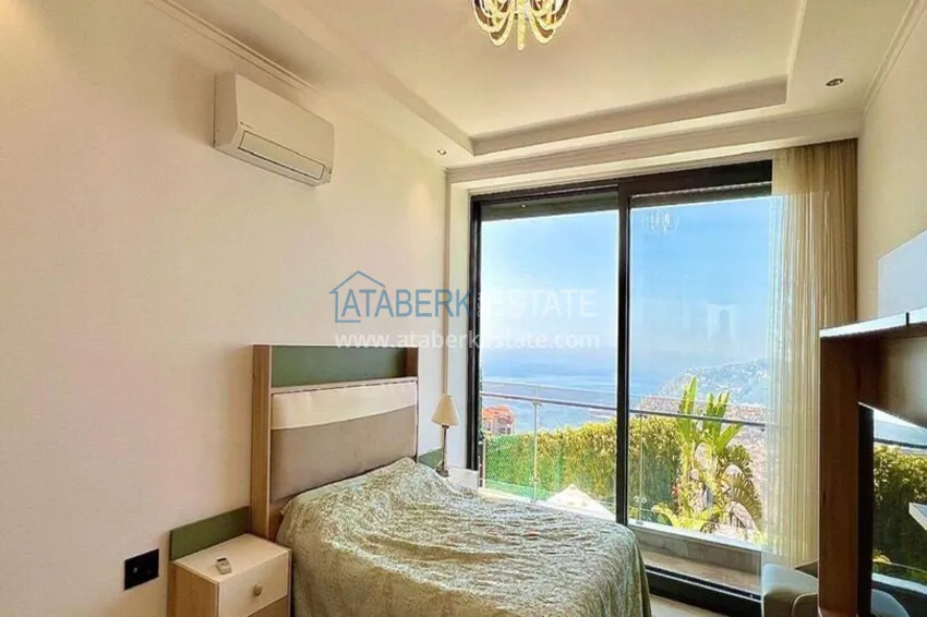 Purchase Luxury 4+1 villa in Alanya, Bektash Mountain District - furniture, swimming pool, panoramic view 9