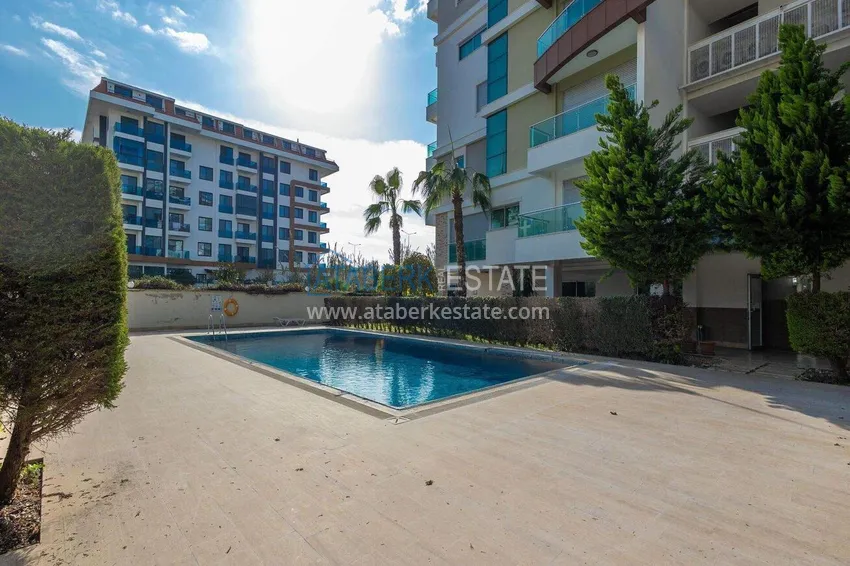 2+1 garden duplex in Kestel on the beachfront - with new furniture and sea views 11