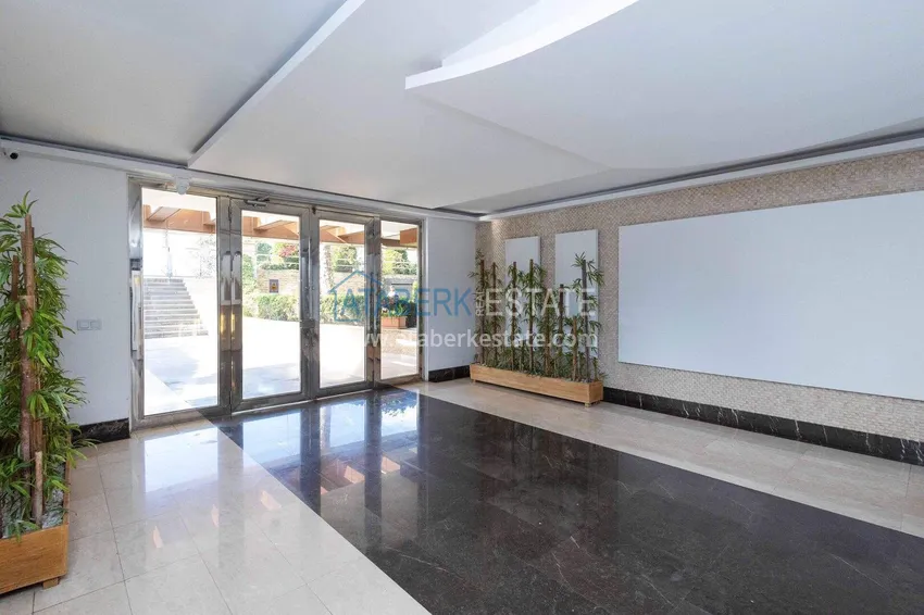 2+1 garden duplex in Kestel on the beachfront - with new furniture and sea views 16