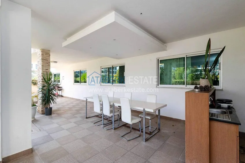 2+1 garden duplex in Kestel on the beachfront - with new furniture and sea views 19