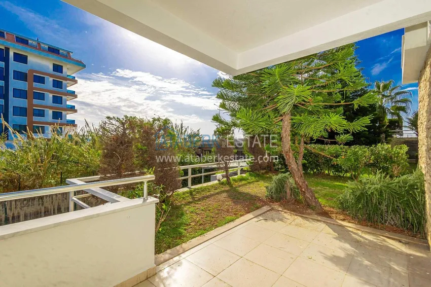 Purchase 2+1 garden duplex in Kestel on the beachfront - with new furniture and sea views 23