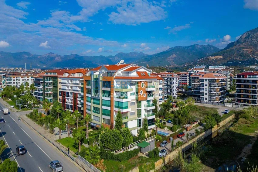 2+1 garden duplex in Kestel on the beachfront - with new furniture and sea views 3
