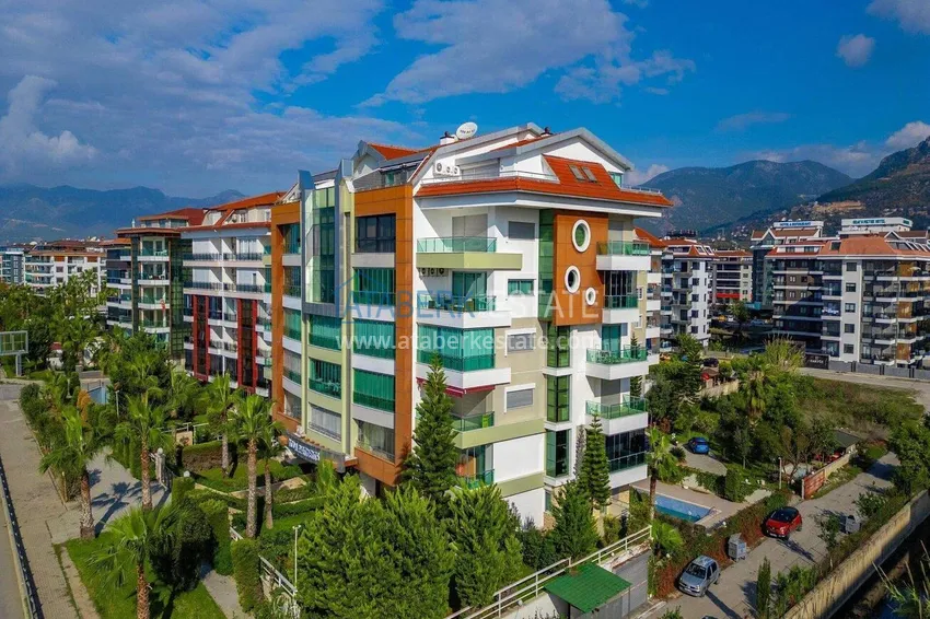 2+1 garden duplex in Kestel on the beachfront - with new furniture and sea views 5
