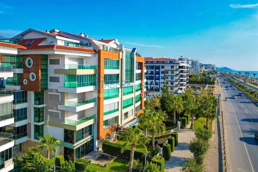 2+1 garden duplex in Kestel on the beachfront - with new furniture and sea views 6