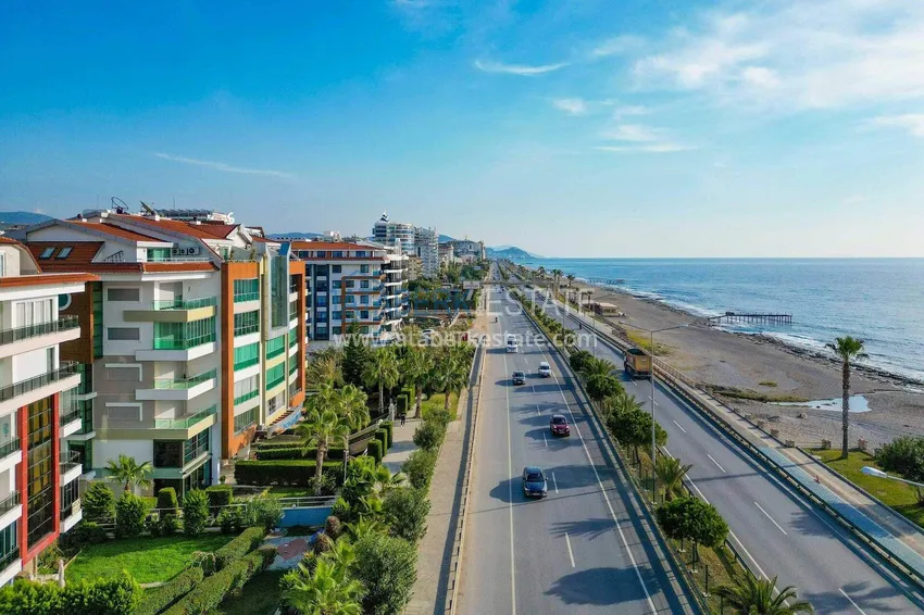 2+1 garden duplex in Kestel on the beachfront - with new furniture and sea views 7