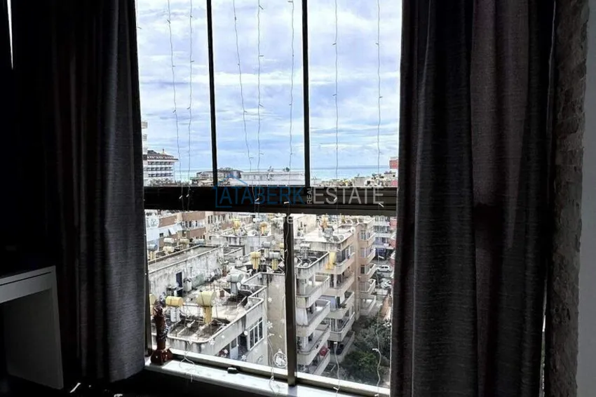 Kupuj Apartament 1+1 z panoramicznym widokiem na morze — dzielnica Mahmutlar, Alanya, 200 metrów od morza 14 