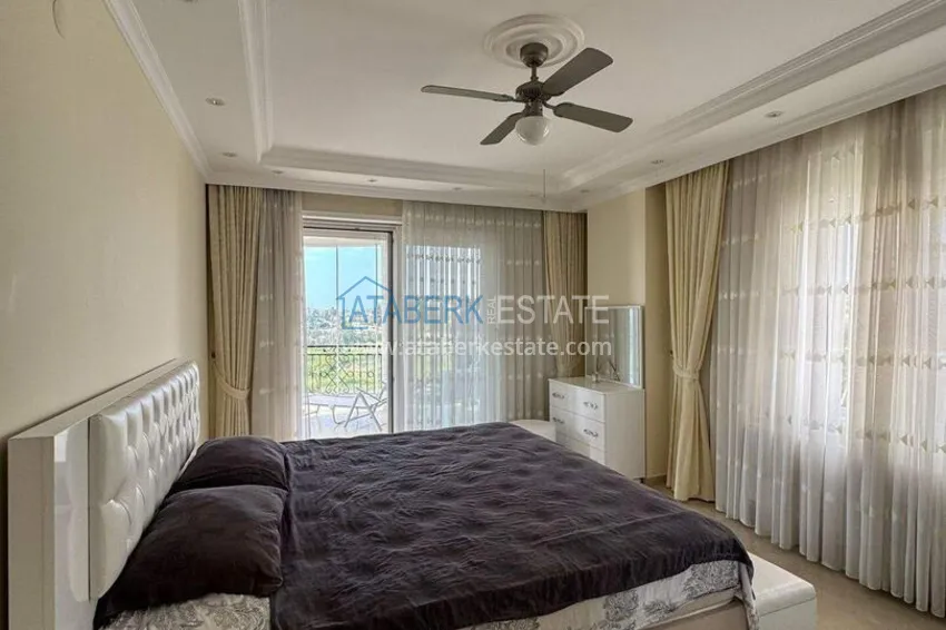 Purchase Two-story 3+1 villa in Konakli — furnished and with sea views in a cottage complex 17