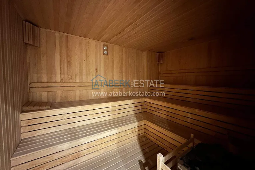 Finished two-bedroom apartment in a complex under completion in Mahmutlar 15 