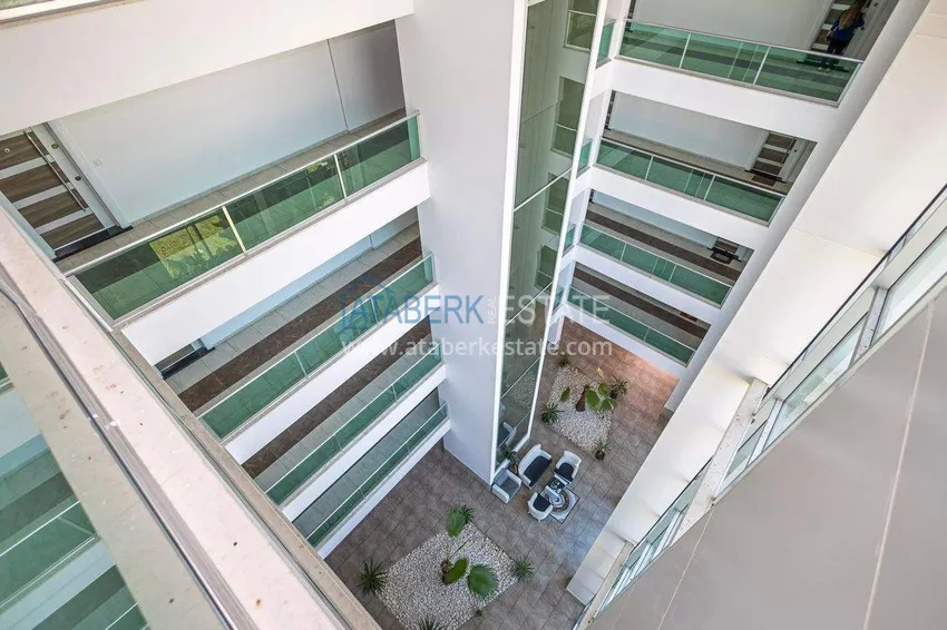 Apartment 1+1 70 m2 in the Kestel area — furnished and with sea views, 300 m from the beach 11