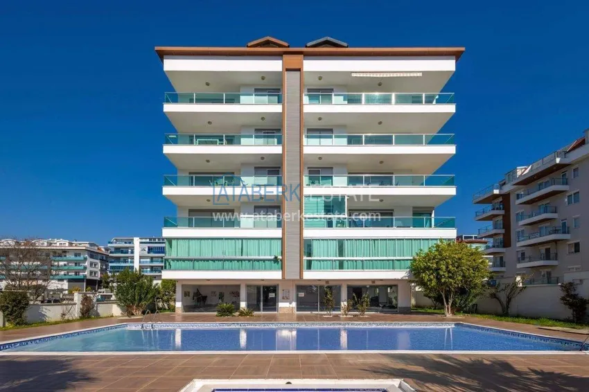 Apartment 1+1 70 m2 in the Kestel area — furnished and with sea views, 300 m from the beach 7