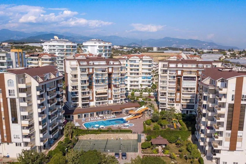 Apartment 1+1 in Avsallar — furniture, glazed balcony and sea view 2