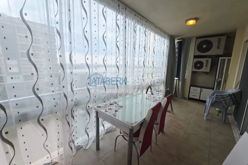 Purchase Apartment 1+1 in Avsallar — furniture, glazed balcony and sea view 12