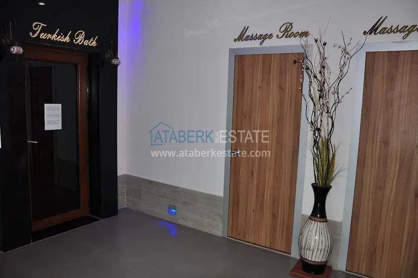 Apartment 1+1 in Avsallar — furniture, glazed balcony and sea view 23
