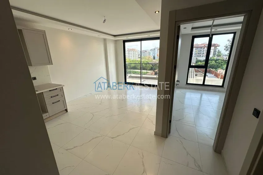 Purchase Apartment 1+1 with sea view on the first line in Kestel - 47 m², unfurnished, premium complex 1