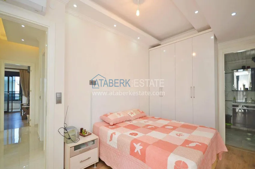Kupuj Penthouse duplex 3+1 w Oba, Alanya — meble, oddzielna kuchnia, przeszklony balkon 11 