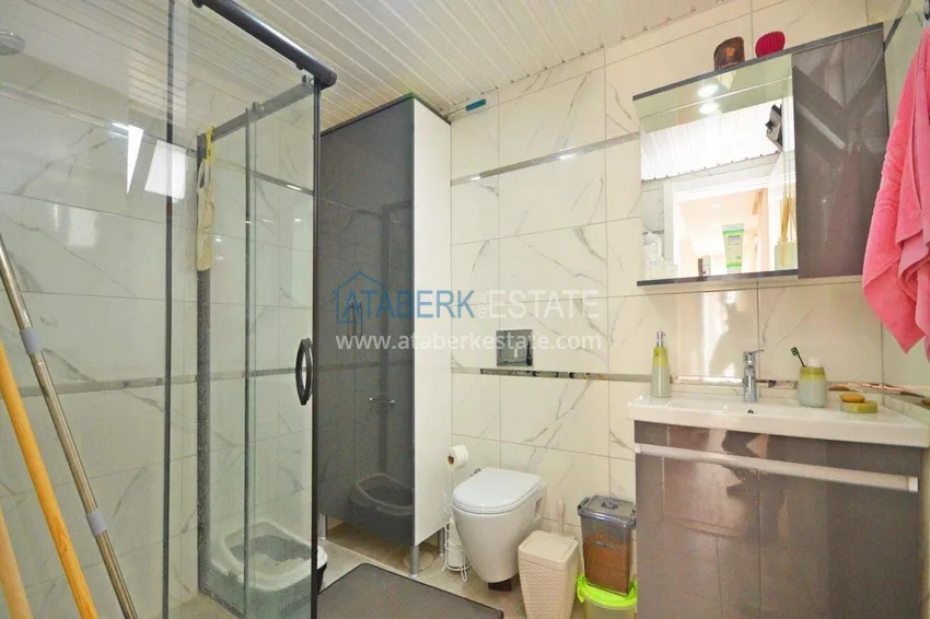 Kupuj Penthouse duplex 3+1 w Oba, Alanya — meble, oddzielna kuchnia, przeszklony balkon 13 