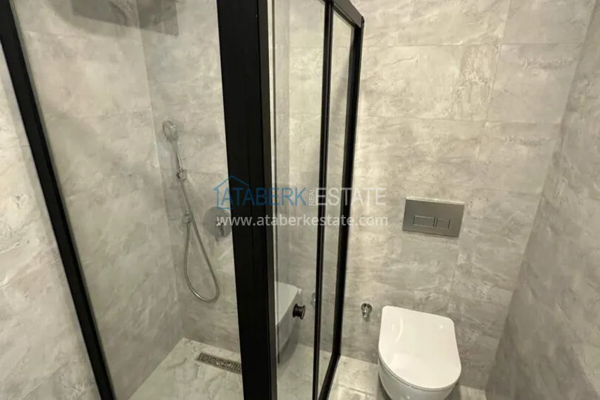 Purchase Apartment 1+1 with sea view on the first line in Kestel - 47 m², unfurnished, premium complex 16