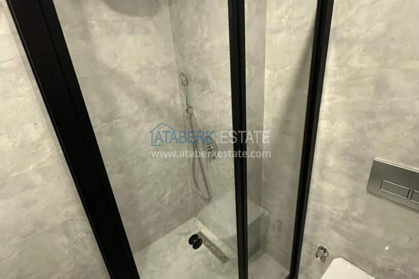 Purchase Apartment 1+1 with sea view on the first line in Kestel - 47 m², unfurnished, premium complex 17