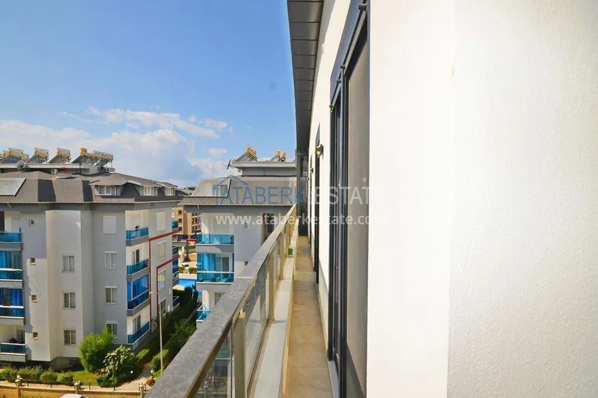 Kupuj Penthouse duplex 3+1 w Oba, Alanya — meble, oddzielna kuchnia, przeszklony balkon 21 