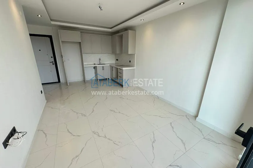 Purchase Apartment 1+1 with sea view on the first line in Kestel - 47 m², unfurnished, premium complex 5