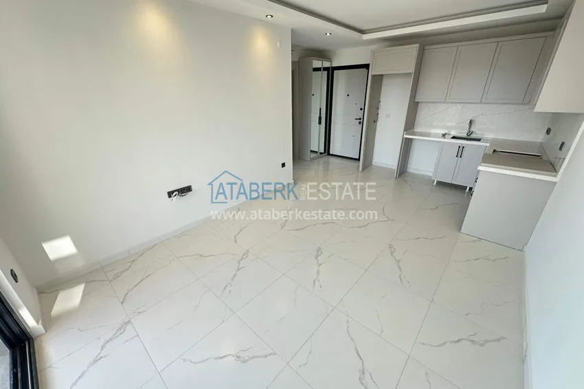 Purchase Apartment 1+1 with sea view on the first line in Kestel - 47 m², unfurnished, premium complex 6