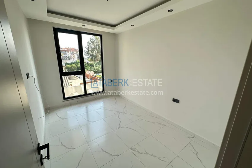 Purchase Apartment 1+1 with sea view on the first line in Kestel - 47 m², unfurnished, premium complex 9