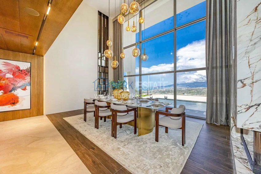 Purchase Premium 4+1 villa with panoramic views in Kargicak - fully furnished, suitable for citizenship 1
