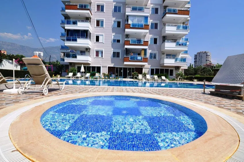 1+1 apartment in Mahmutlar — new furniture, 70 m², glazed balcony, sea and mountain views 10