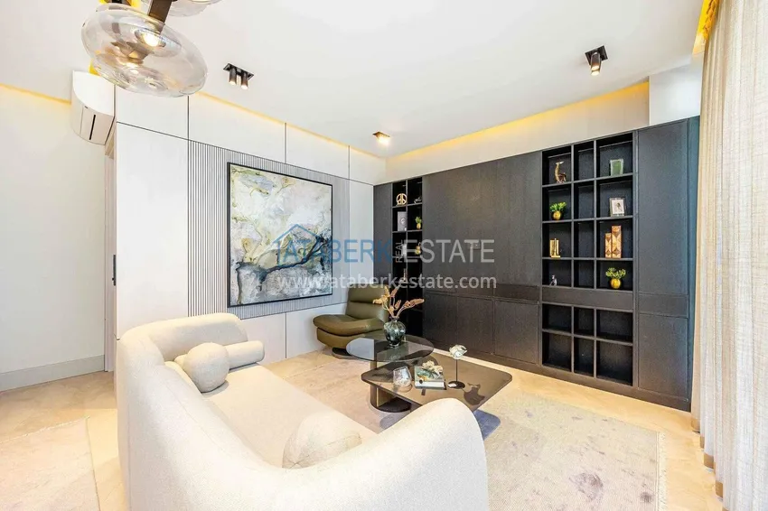 Purchase Premium 4+1 villa with panoramic views in Kargicak - fully furnished, suitable for citizenship 19