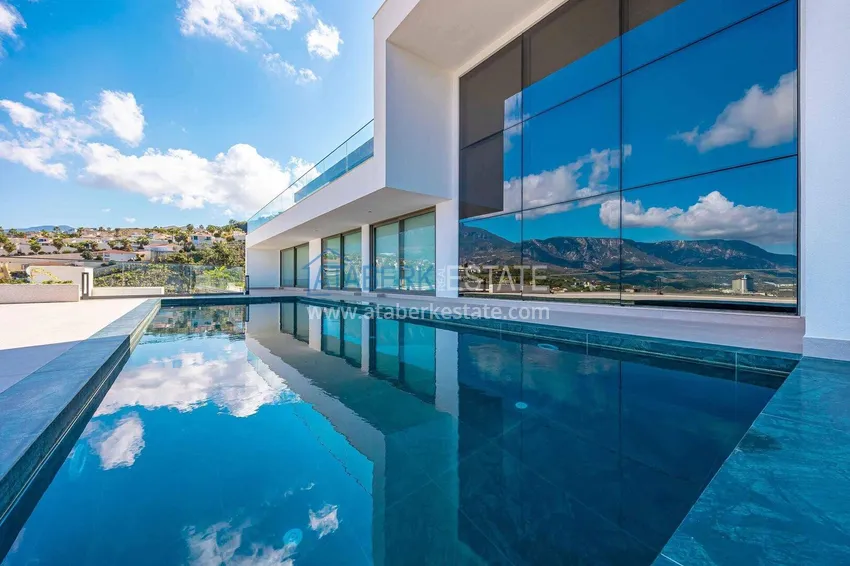 Premium 4+1 villa with panoramic views in Kargicak - fully furnished, suitable for citizenship 18