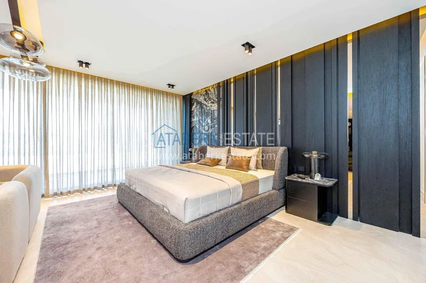 Purchase Premium 4+1 villa with panoramic views in Kargicak - fully furnished, suitable for citizenship 20