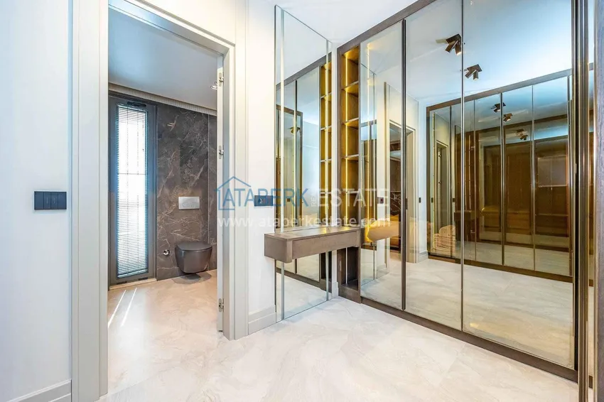 Purchase Premium 4+1 villa with panoramic views in Kargicak - fully furnished, suitable for citizenship 24