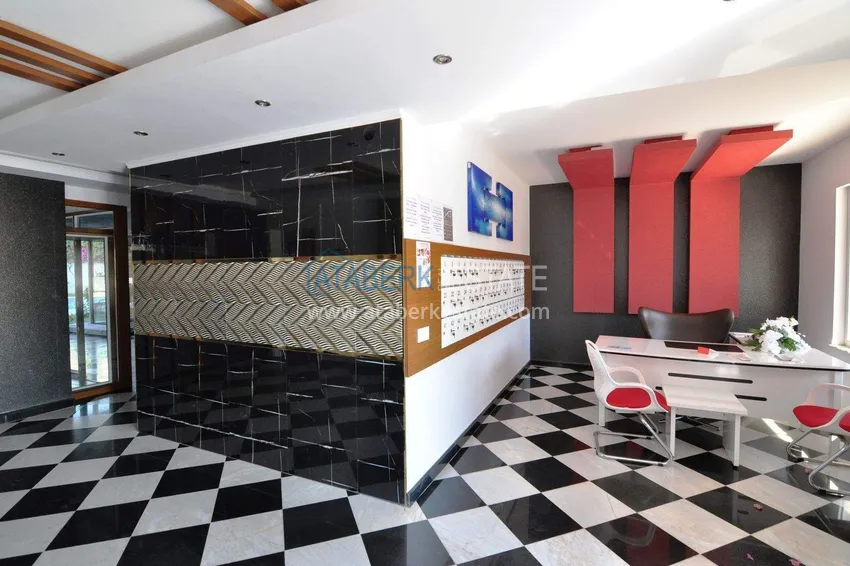 1+1 apartment in Mahmutlar — new furniture, 70 m², glazed balcony, sea and mountain views 22