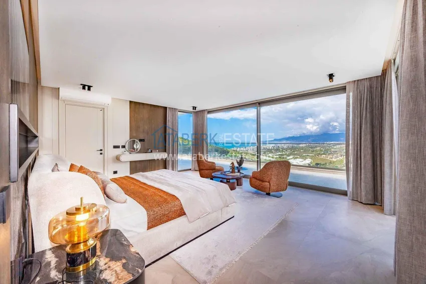 Purchase Premium 4+1 villa with panoramic views in Kargicak - fully furnished, suitable for citizenship 27