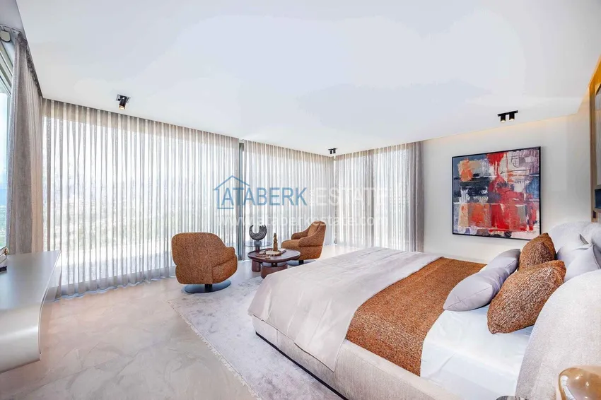 Purchase Premium 4+1 villa with panoramic views in Kargicak - fully furnished, suitable for citizenship 29