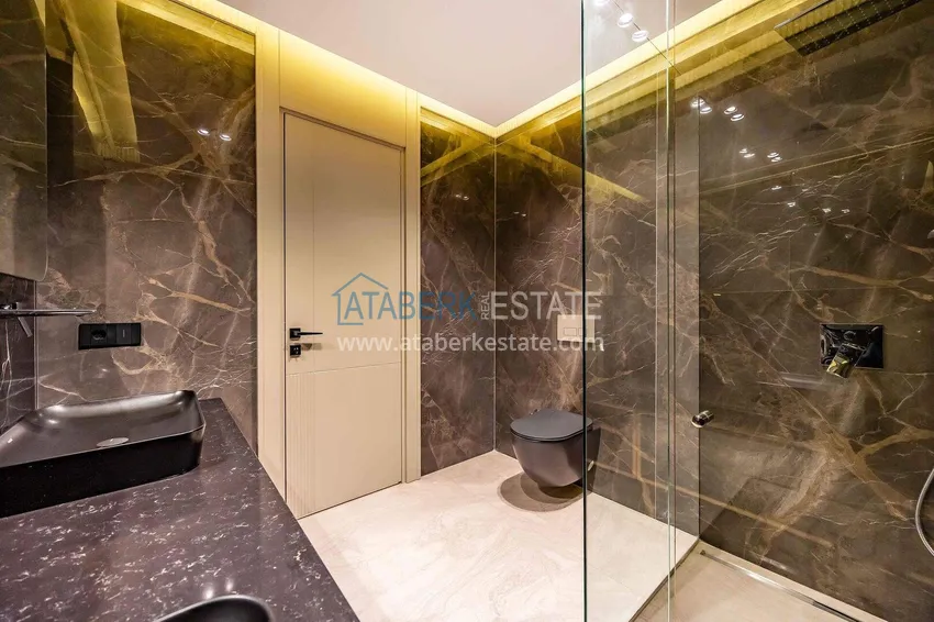 Purchase Premium 4+1 villa with panoramic views in Kargicak - fully furnished, suitable for citizenship 31