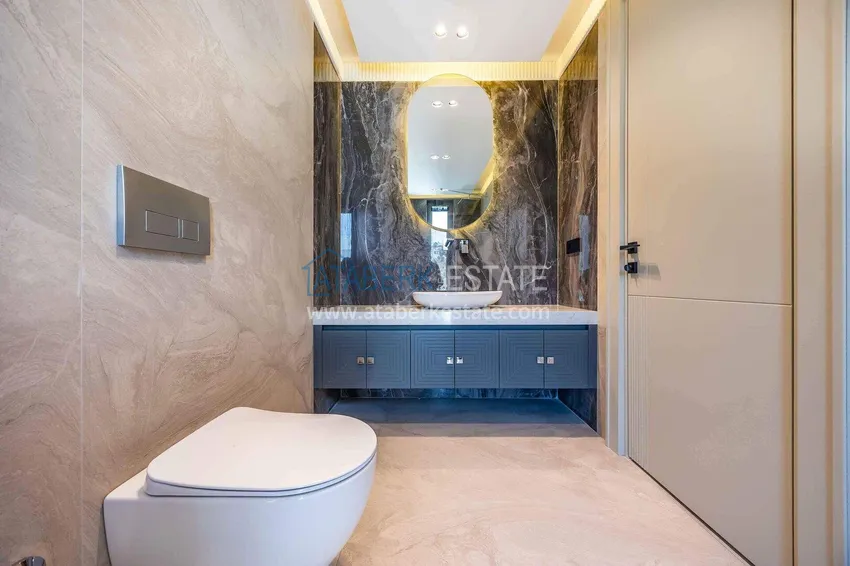 Purchase Premium 4+1 villa with panoramic views in Kargicak - fully furnished, suitable for citizenship 38