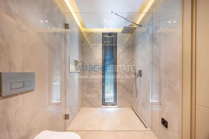 Purchase Premium 4+1 villa with panoramic views in Kargicak - fully furnished, suitable for citizenship 43
