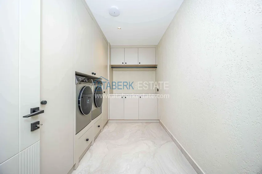 Purchase Premium 4+1 villa with panoramic views in Kargicak - fully furnished, suitable for citizenship 56