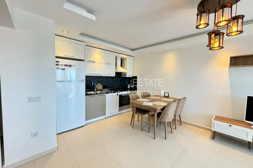 Purchase 1+1 apartment in Mahmutlar — new furniture, 70 m², glazed balcony, sea and mountain views 7