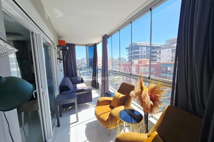 Purchase 3+1 duplex in Mahmutlar - furnished, with jacuzzi and glazed balconies 11