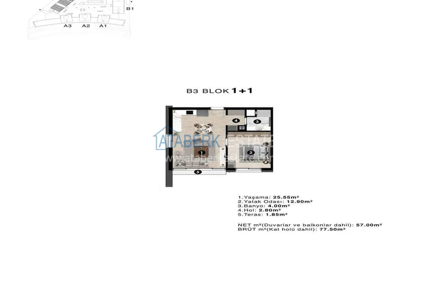 Buy cheap New residential complex under construction in Antalya, Kundu 1