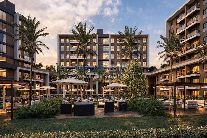 New residential complex under construction in Antalya, Kundu 10