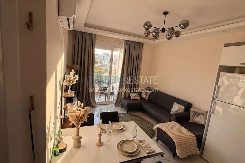 Purchase Two-room apartment in Alanya, Oba area — 60 m2 furnished and mountain views 1