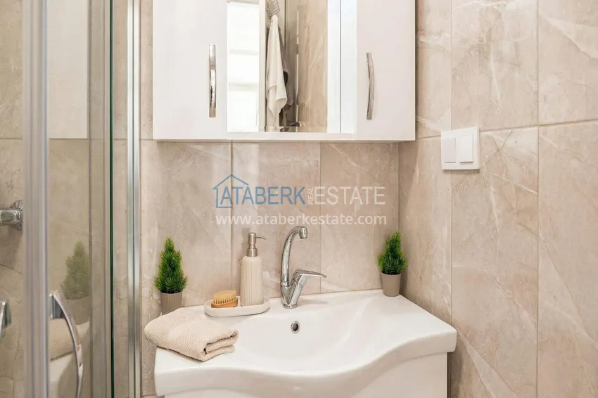 Purchase Two-room apartment in Alanya, Oba area — 60 m2 furnished and mountain views 13