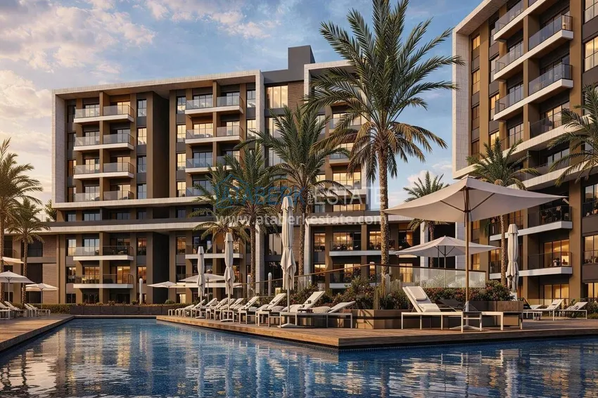 New residential complex under construction in Antalya, Kundu 13