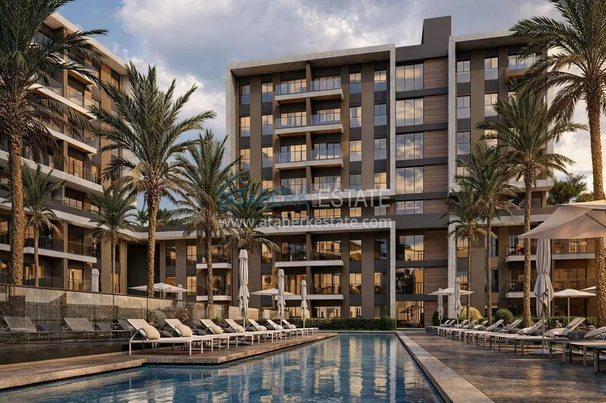 New residential complex under construction in Antalya, Kundu 14